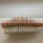 Chinatop double-faced multifunctional wooden bristle brush with bullet massager