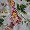 2016 Simple Floral Hotel Living Room Linen Printed Curtain Fabric for Window