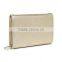 wholesale fashion Metallic Leather Clutch bag