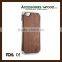 New design metal bumper case+wood mobile phone case for Phone 6