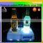 table counter acrylic wine display with led light and plug