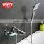 Chrome plated brass bath tap with single hole