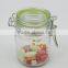 200ml Glass Spice jar with Glass Locklid &Silicon Ring