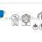 key switch alarm,waterproof electrical key switch,key lock type switch