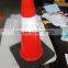 Hot Sale! 18Inch Black Base Reflective PVC Road Cone