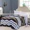 black/white strip blanket