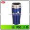 eco friendly 16oz double wall thermal non-spill stainless steel travel mug