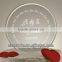 crystal shape wedding acrylic round cake topper