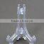 3",4",5",6",7",8",9",10".11"Frosted White Folding Display Stand Pedestal Holder for Dinnerware Plate Easel