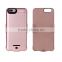 new fast charger external battery case for iphone7/plus Iphone6