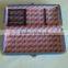 Aluminium bars pencil box,multiplication pencil case with Silk screen glue panelc