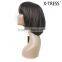 14inch Dark brown Two tone color silk straight 100% high tempreture fibreMost popular good quality remy short hair wig wholesale