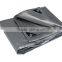 6.5 oz. Per Square Yard Silver/Black Poly Tarps Made From 1200 Denier - 14x14 Weave Count