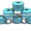 AAA Chinese Turquoise Smooth Handmade Big Hole Tyre Beads