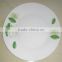 2016 popular ceramic dinner flat plate China supplier factory direct dinnerware plates dishes with your own custom decal