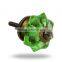 Glass small melon Knob (Green)