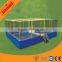 large adult trampoline safety net amusement park outdoor with safety pad