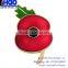 wholesale cheap price poppy metal pin badge