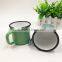 Enamelware 7cm small enamel coffee cup enamel camp mugs