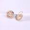Princess Girls Round Ball Women Clip on Earrings