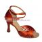 pure hand-made line dance sandals 7.5 cm heel women shoes leather outsole special for latin/tango/sansa clors 6 styles 10