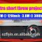 2015 New Arrival ! Home cinema Rear Film Full HD DLP 1080P 3D Short Throw Projector