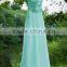 Blue Sweetheart Neckline Floor Length Customized Chiffon Dress for Bridal Maid BM006 Made to Order Bridesmaid Dresses China