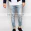 jeans manufacturers wholesalers Distressed denim man jeans pant ice blue jeans pakistan mens jeans(LOTA019)