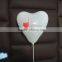 2016 New Design Heart Shape Printing Wedding Decoration Latex Balloons