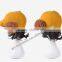 Multicolor flower china manufacture OEM CUSTOM LOGO winter warm women fashion acrylic beanie hat and cap