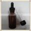 60ml amber round glass boston bottle with dropper wholesale e liquid bottles