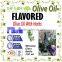 High Quality Flavored Olive Oil. Herbs Infused Olive Oil with ISO9001 Certification. Glass Bottle 250 ml.
