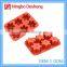 Five Star Shape 6 Cups 3D Commercial Silicone Decorative Making Soap Molds