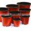 Cheapest disposable double color flower pot for greenhouse and garden
