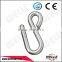 Factory CE 6mm polished heavy duty stainless steel 316 S Hook for lifting