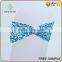 Spandex sequin chair sash bow tie