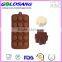 Silicone Baking Mould Spoon Design Chocolate Cake Biscuit Candy Jelly Mold