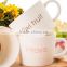 2017 simple white mug coofee mug wholesale
