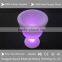 multi-color led goblet shaped ice bucket for vodka bottle / beer