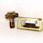 Small Combination Number Lock with Hasp for Pilot Case, Combination Lock with Push Buttom for Suitcase, Right Hand