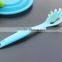 CK-3124 High quality non-stick 6pcs gadget silicone kitchen cooking tools set nylon kitchen utensil set with PP handle