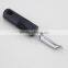 Stainless Steel Blade Single-head Peeler For Vegetable And Fruit With Black Plastic Handle