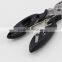 Black PP Handle Stainless Steel Straight Tip Multi Pliers