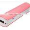 2600mAh Slim Mobile Power Bank Charger With LED Light for iphone
