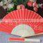 Colorful bamboo Japanese fan