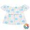 Sweet Pink Cloud Baby Girl Top Stylish Summer Flutter Sleeve Tops For 0-6 Years Kids