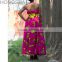 Ankara Fatik Tube Maxi Dress African Fashion Designs Dress HSD1395