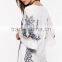 new style girls white bold embroidered floral cheap romper