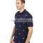 Fashion Shorts Embroidery Designs Mens Golf Patterned Polo Shirt Embroidery