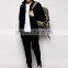 school uniform design 100% cotton sweatpants blank black fleece pants custom french terry slim fit sweatpants